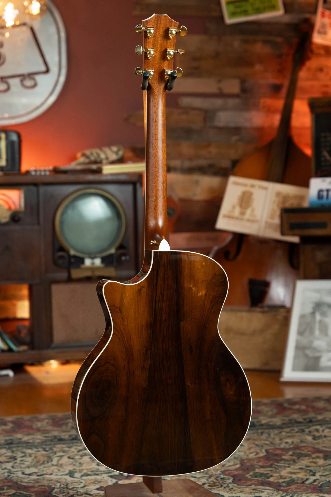 (Used) 1999 Taylor 814-BCE 25th Anniversary Sitka/Rosewood Grand Auditorium Guitar w/Electronics #4124 - Image 9