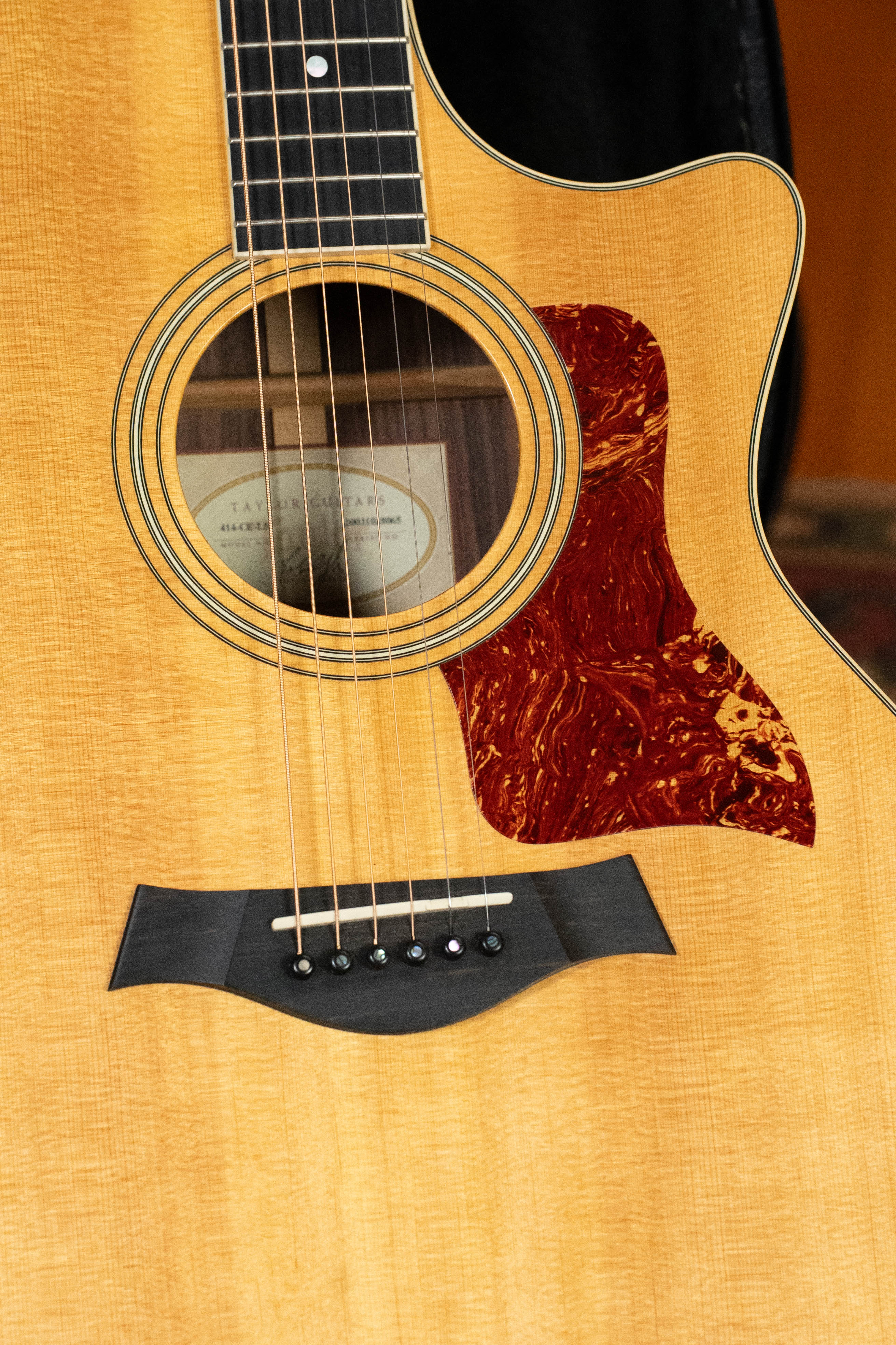 (Used) 2003 Taylor 414CE Sitka/Ovangkol Grand Auditorium Guitar w/Electronics #8065 - Image 3