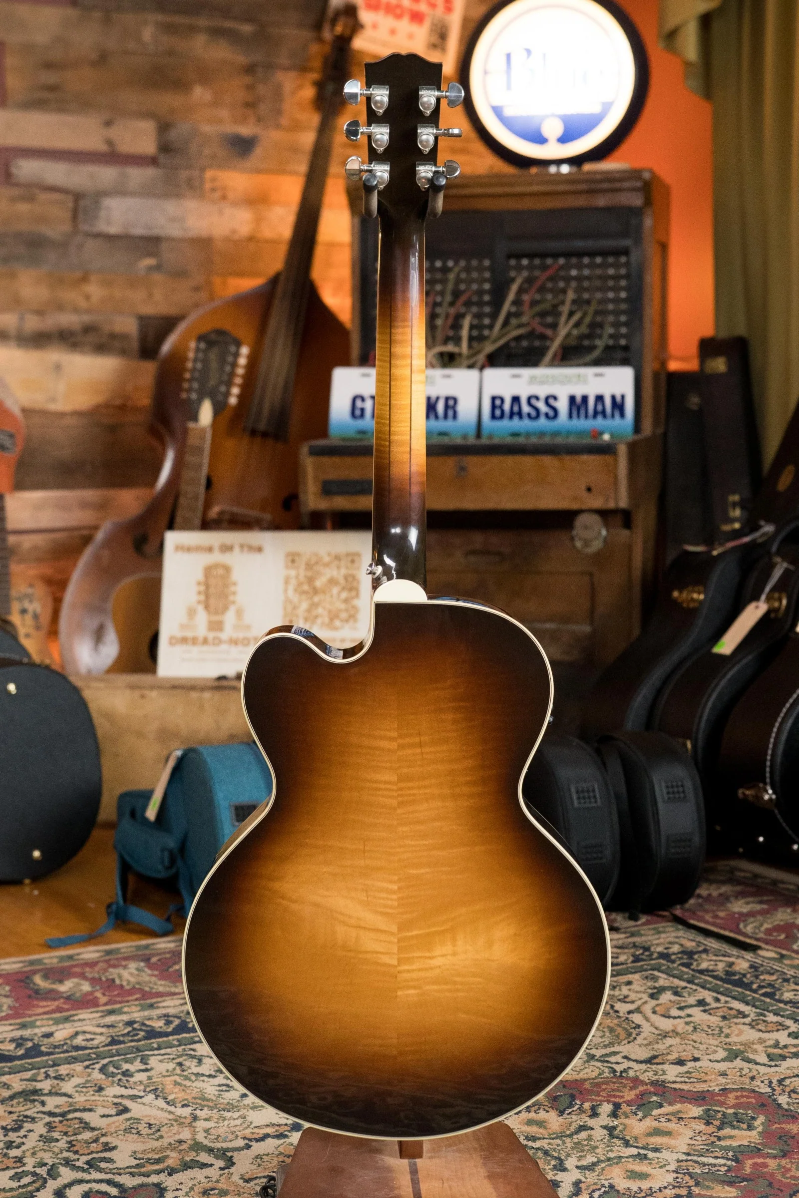 (Used) 2012 Gibson J185 EC Sitka/Maple Jumbo Guitar w/Fishman Pickup #2075 - Image 14