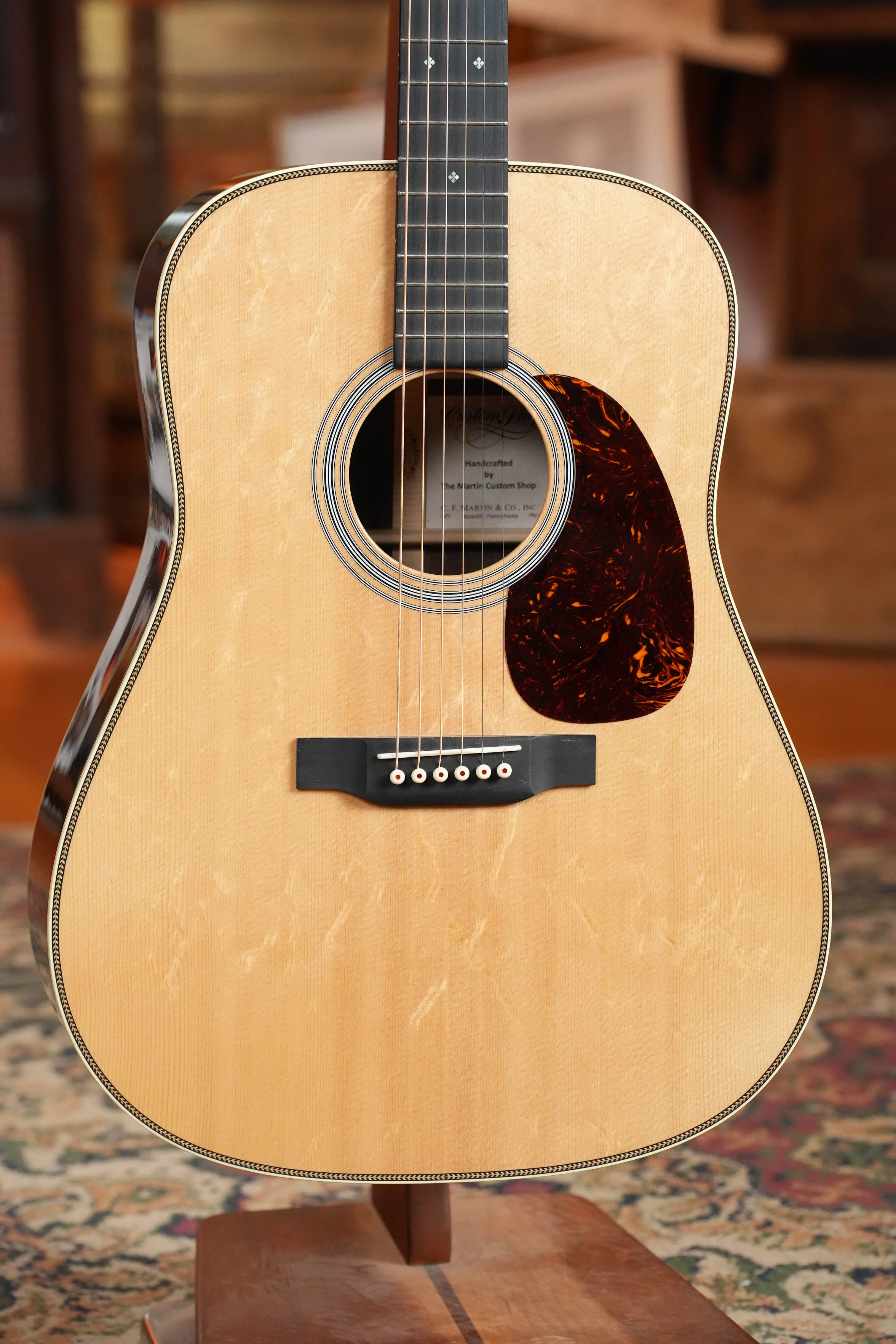 *Dread-Not Certified Used* 2021 Martin Custom Shop HD-28 Bearclaw Sitka/East Indian Rosewood Dreadnought Acoustic Guitar #5218 - Image 8