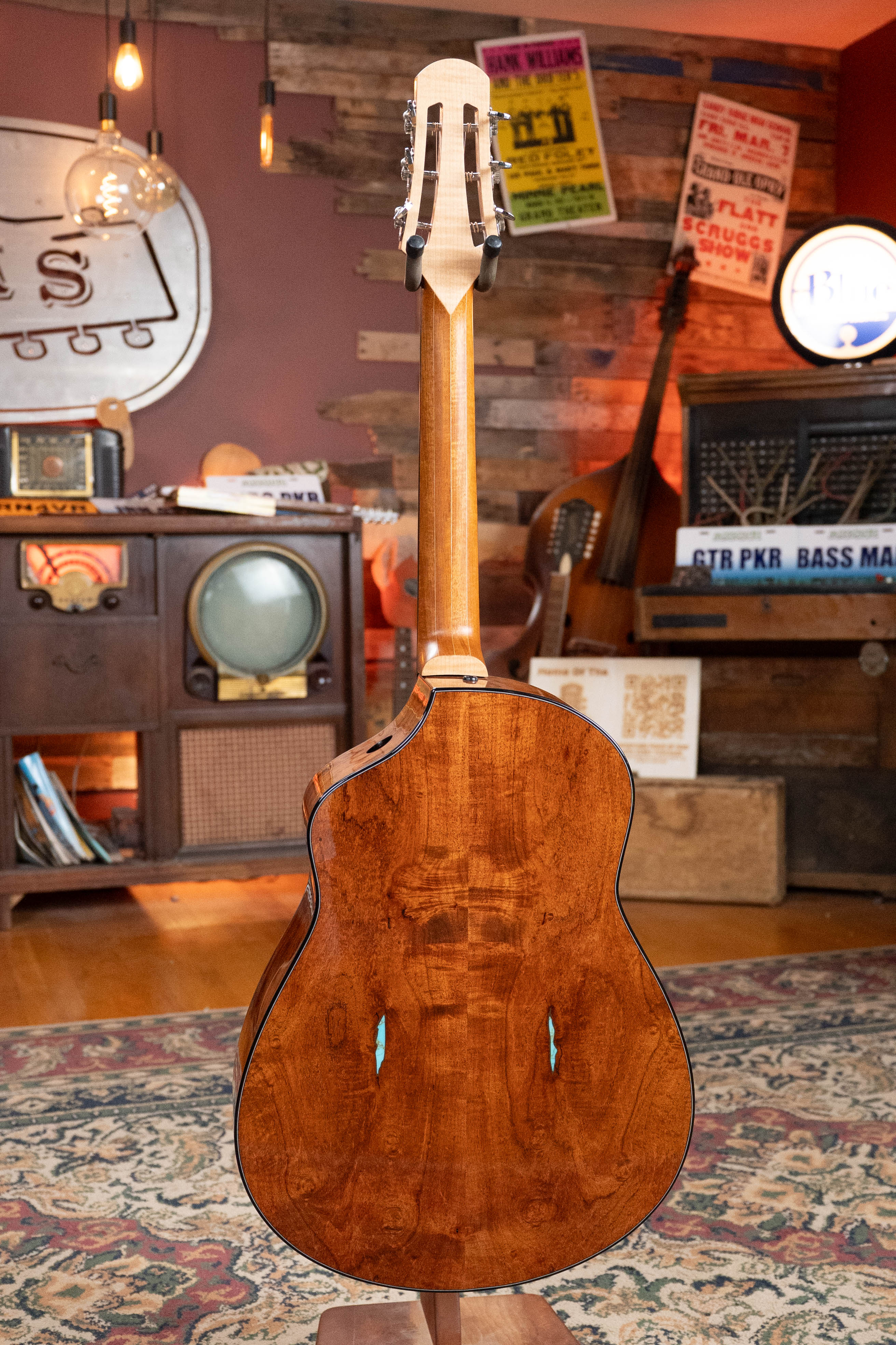 (Used) 2022 Lame Horse Big Hoss Alpine/Mesquite Beveled Edged Grand Auditorium Acoustic Guitar #3674 - Image 6