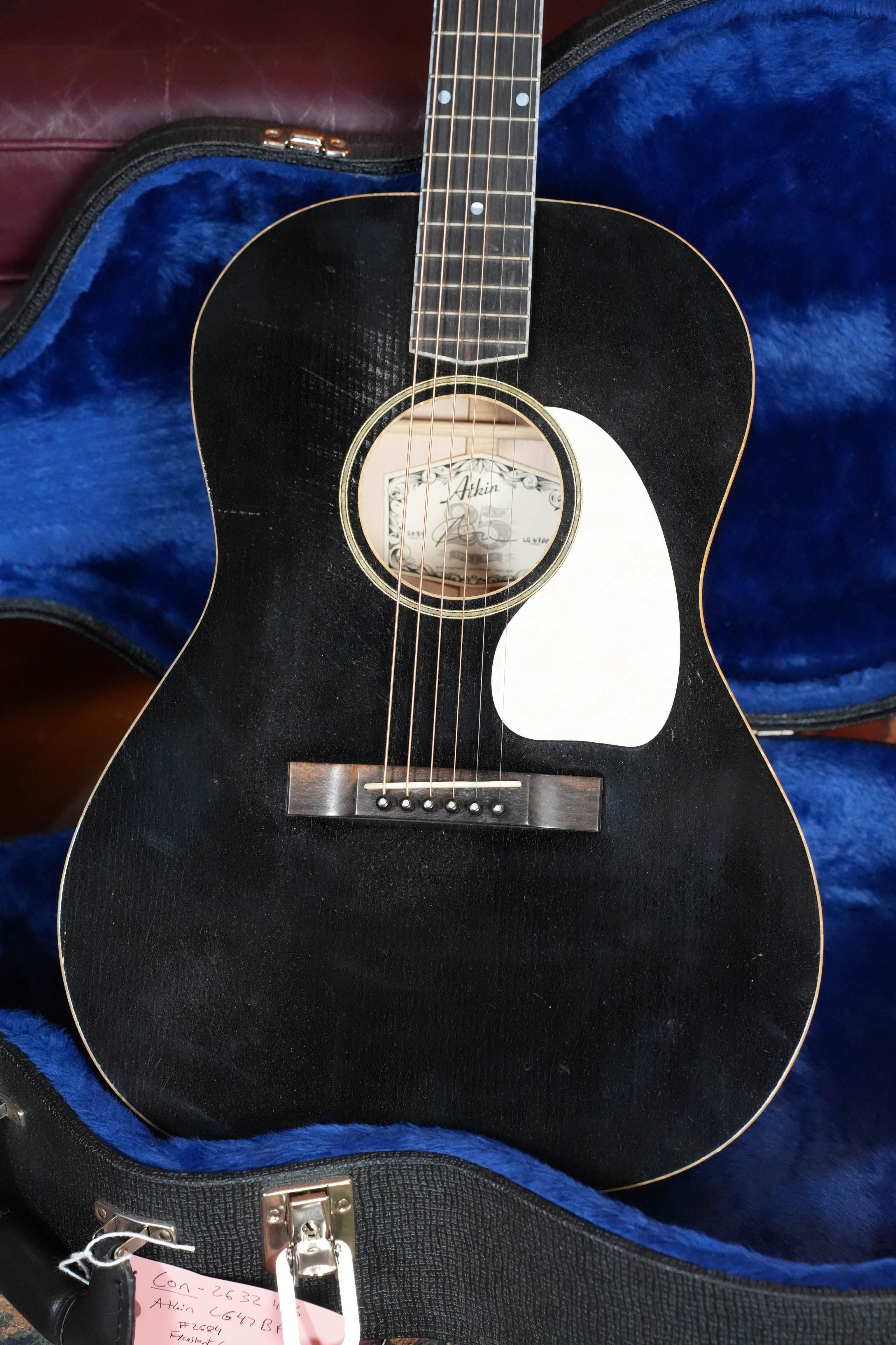 (Used) 2023 Atkin LG47BP Baked Sitka Spruce/Maple Small Body Slope-Shoulder Acoustic Guitar w/K&K Pure Mini #2684 - Image 2