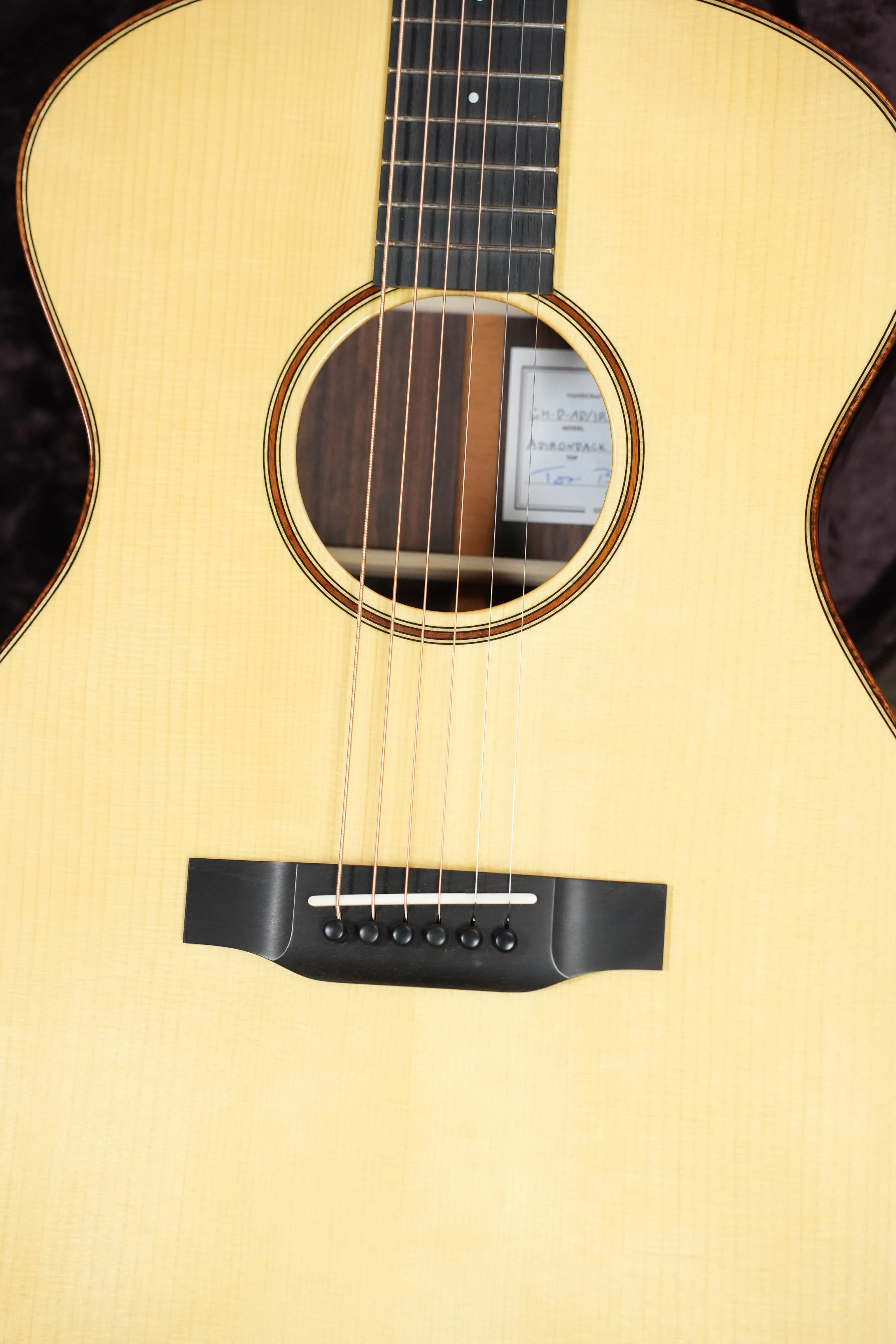 (Used) 2022 Bedell CH-O-AD/IRn Adirondack Spruce/East Indian Rosewood Orchestra w/ K&K Pure Mini #2002 - Image 3