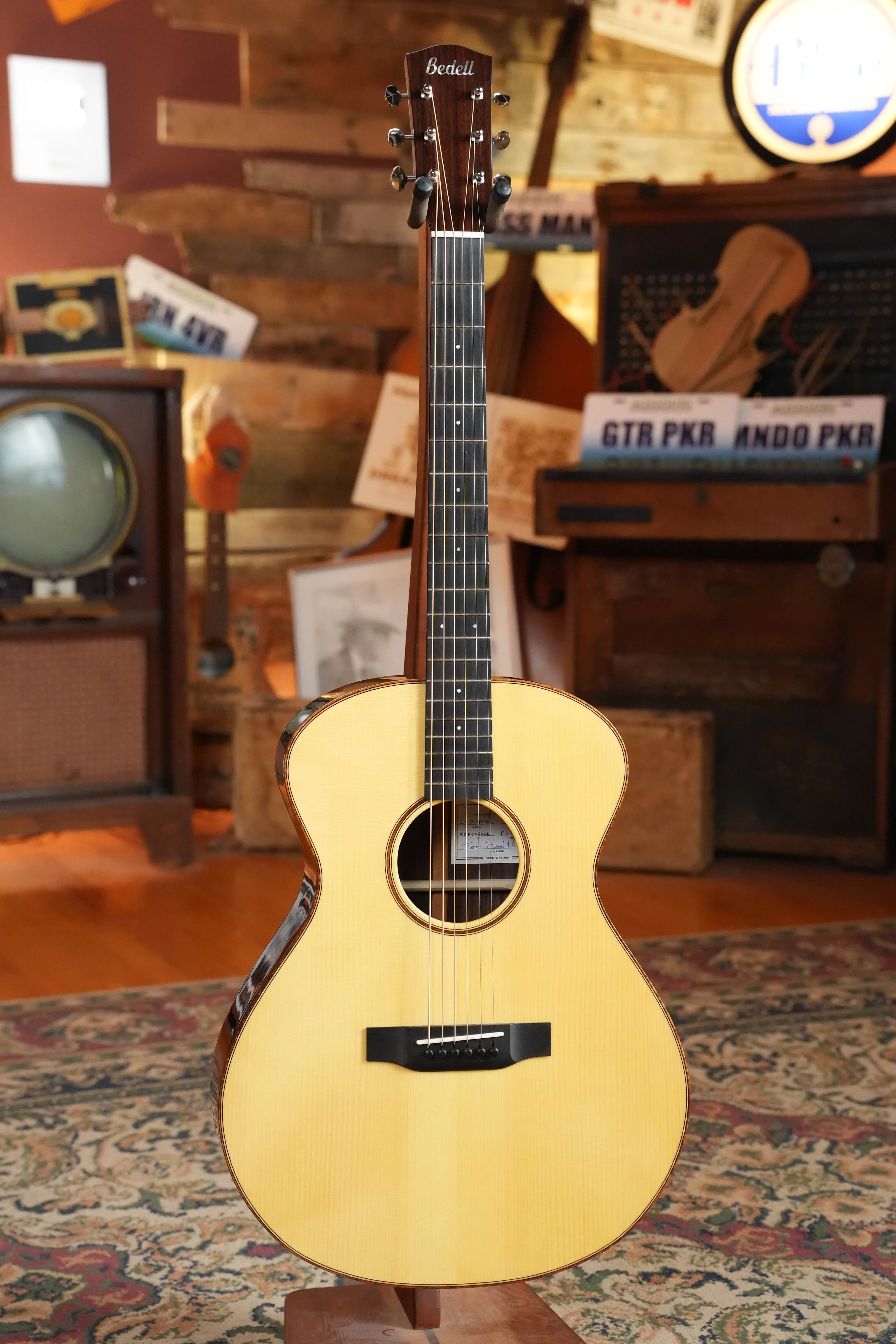 (Used) 2022 Bedell CH-O-AD/IRn Adirondack Spruce/East Indian Rosewood Orchestra w/ K&K Pure Mini #2002 - Image 6