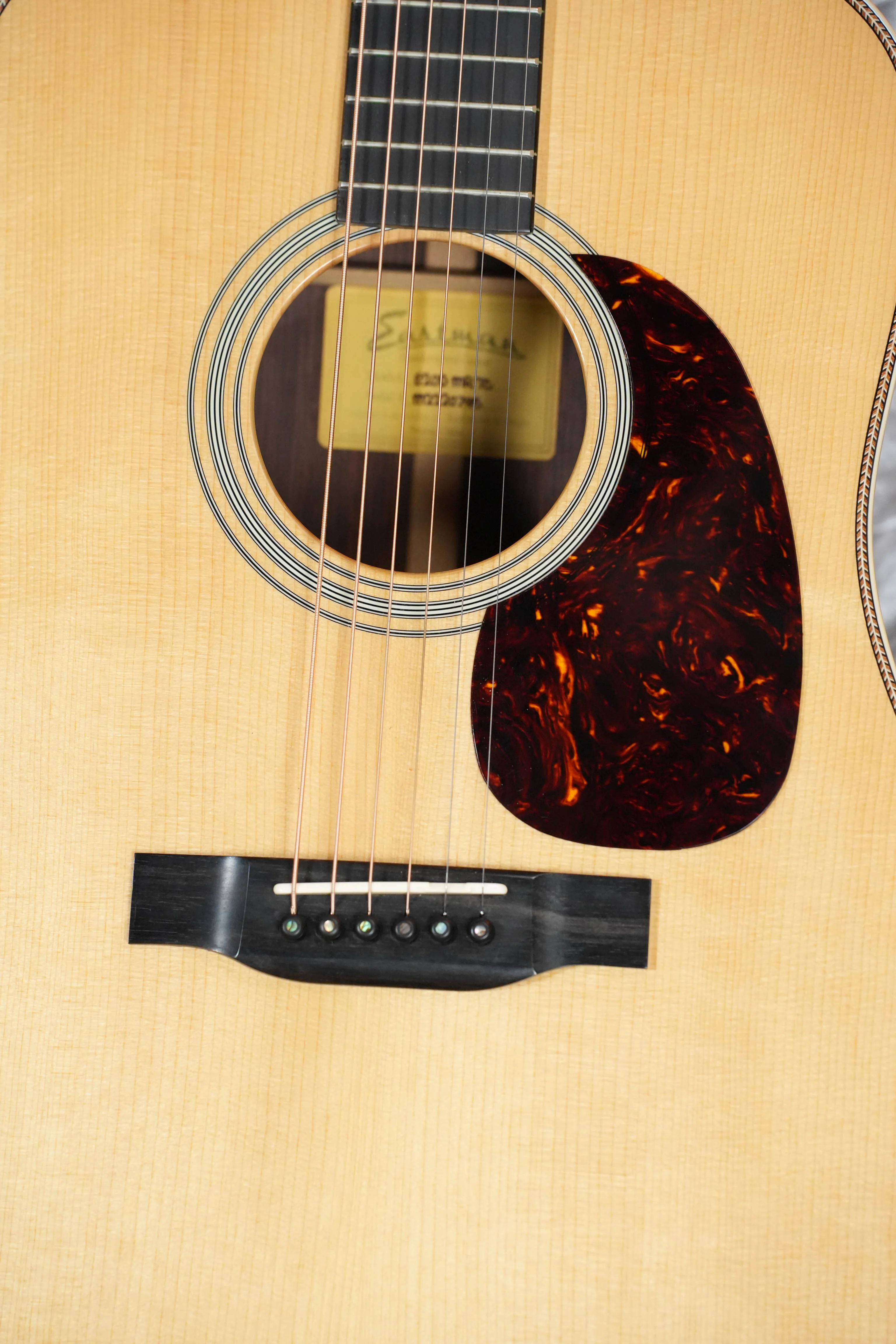 (Used) Eastman E20D-MR-TC Thermocured Adirondack/Madagascar Rosewood Acoustic Dreadnought Guitar #0795 - Image 3
