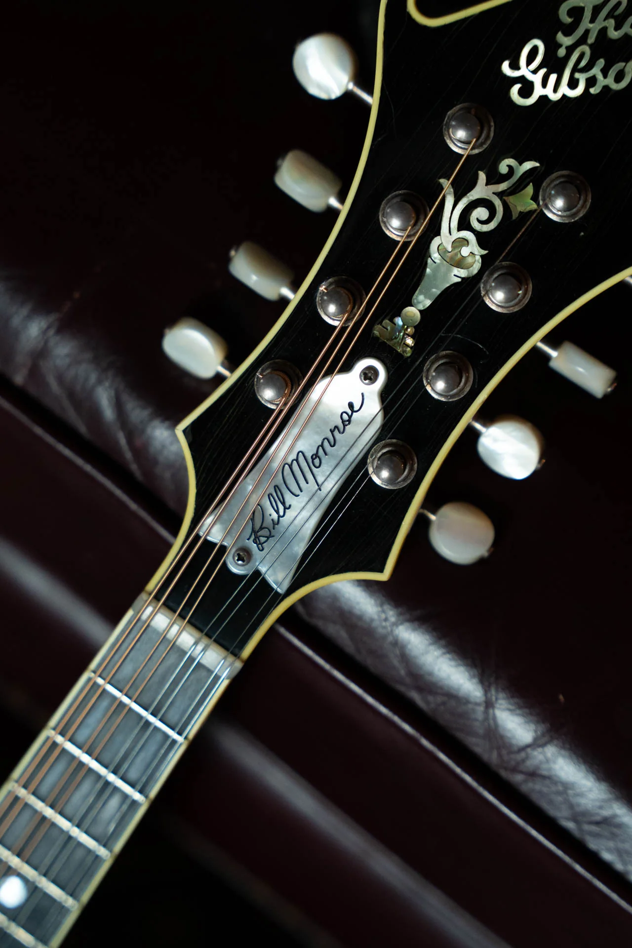 (Used) October 1993 Gibson Certified Authentic Bill Monroe F-5 F-Style Mandolin *Owned By Bill Monroe* - Image 7