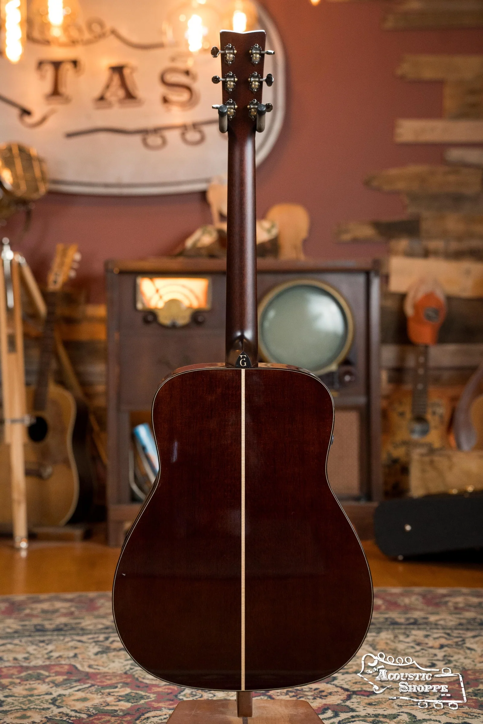 Yamaha FG9 MX Adirondack/Mahogany Dreadnought Guitar w/Atmosfeel Pickup #060A - Image 12
