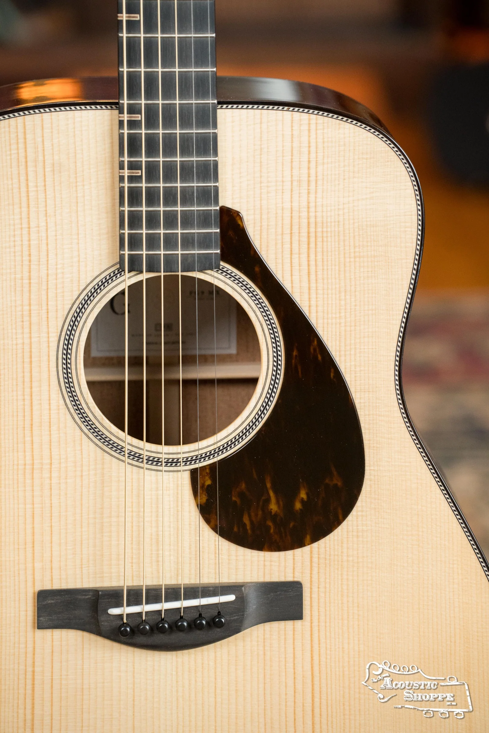 Yamaha FG9 MX Adirondack/Mahogany Dreadnought Guitar w/Atmosfeel Pickup #060A - Image 8