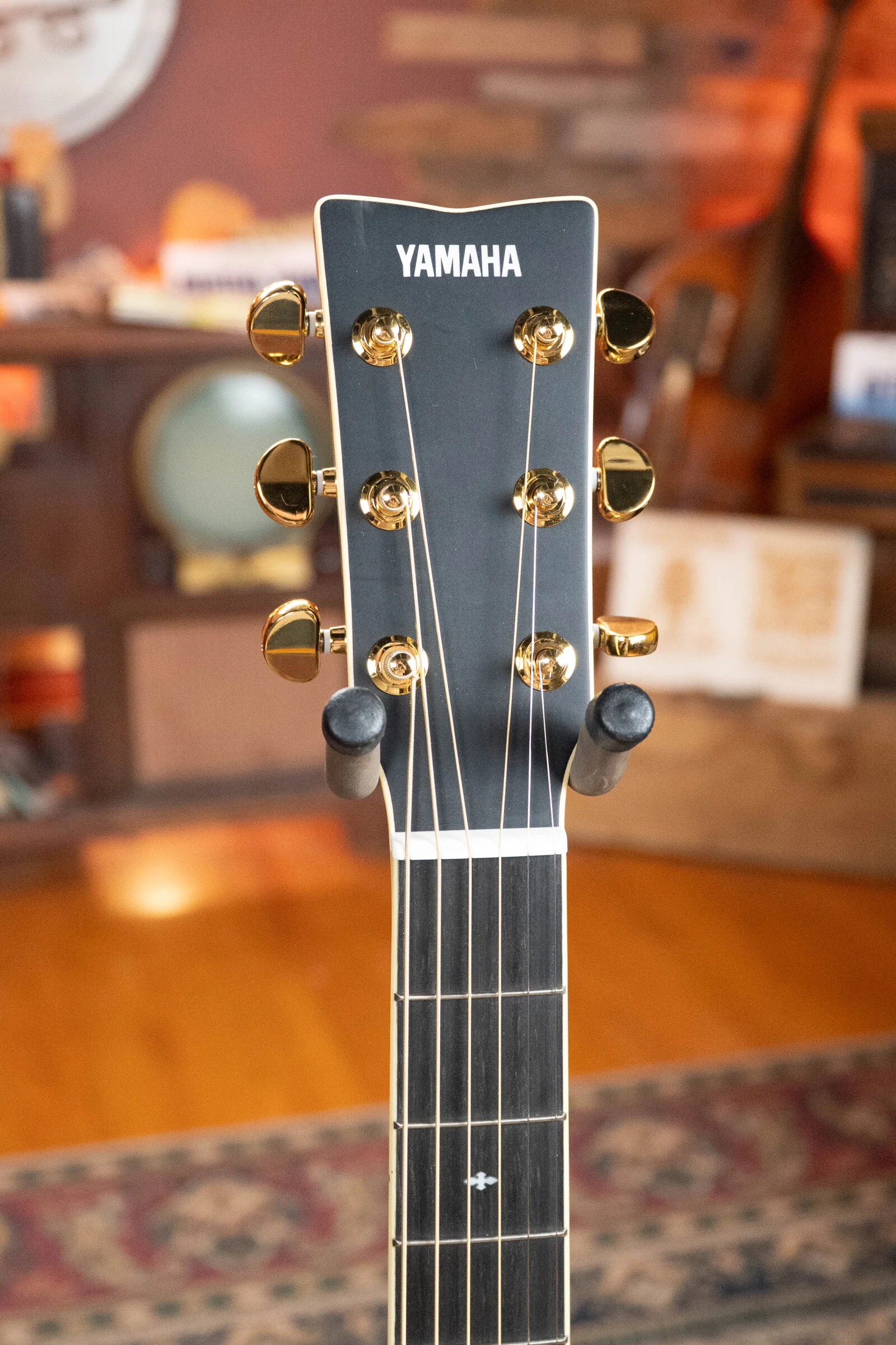 Yamaha LL16DRB ARE LL Series Engelmann/Rosewood Black Dreadnought Acoustic Guitar w/ SRT Zero Impact Pickup #0581 - Image 9