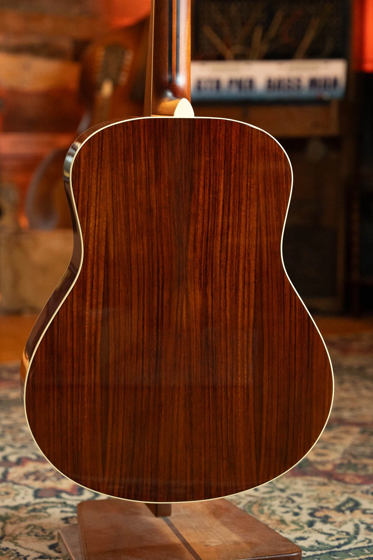 Yamaha LL6 Brown Sunburst ARE Engelmann/Rosewood Dreadnought Guitar w/SRT Piezo Pickup #0452 - Image 6