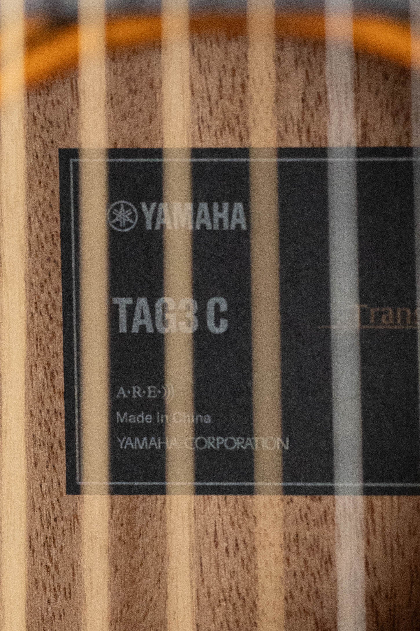 Yamaha TAG3 C-SDB Sitka/Mahogany Sandburst Dreadnought Guitar w/the NEWEST TransAcoustic System #0458 - Image 4